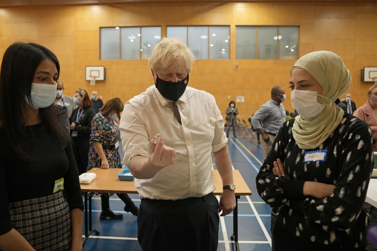 Boris Johnson says Covid-19 jabs are our way through winter and out of the pandemic 