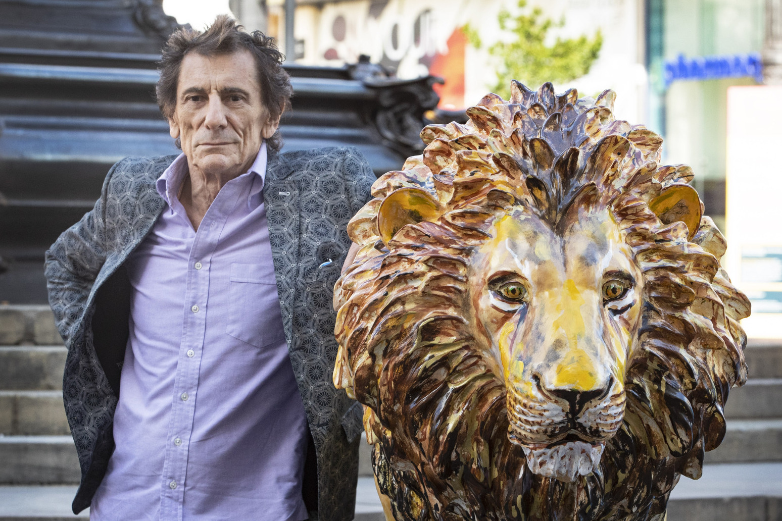 Lion sculptures by Ronnie Wood and John Cleese to go under the hammer 