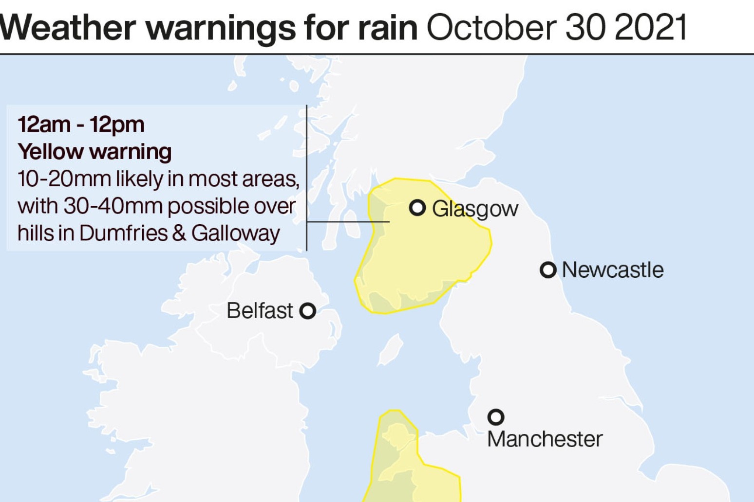 Flood warnings in force as Britain heads for wet weekend 