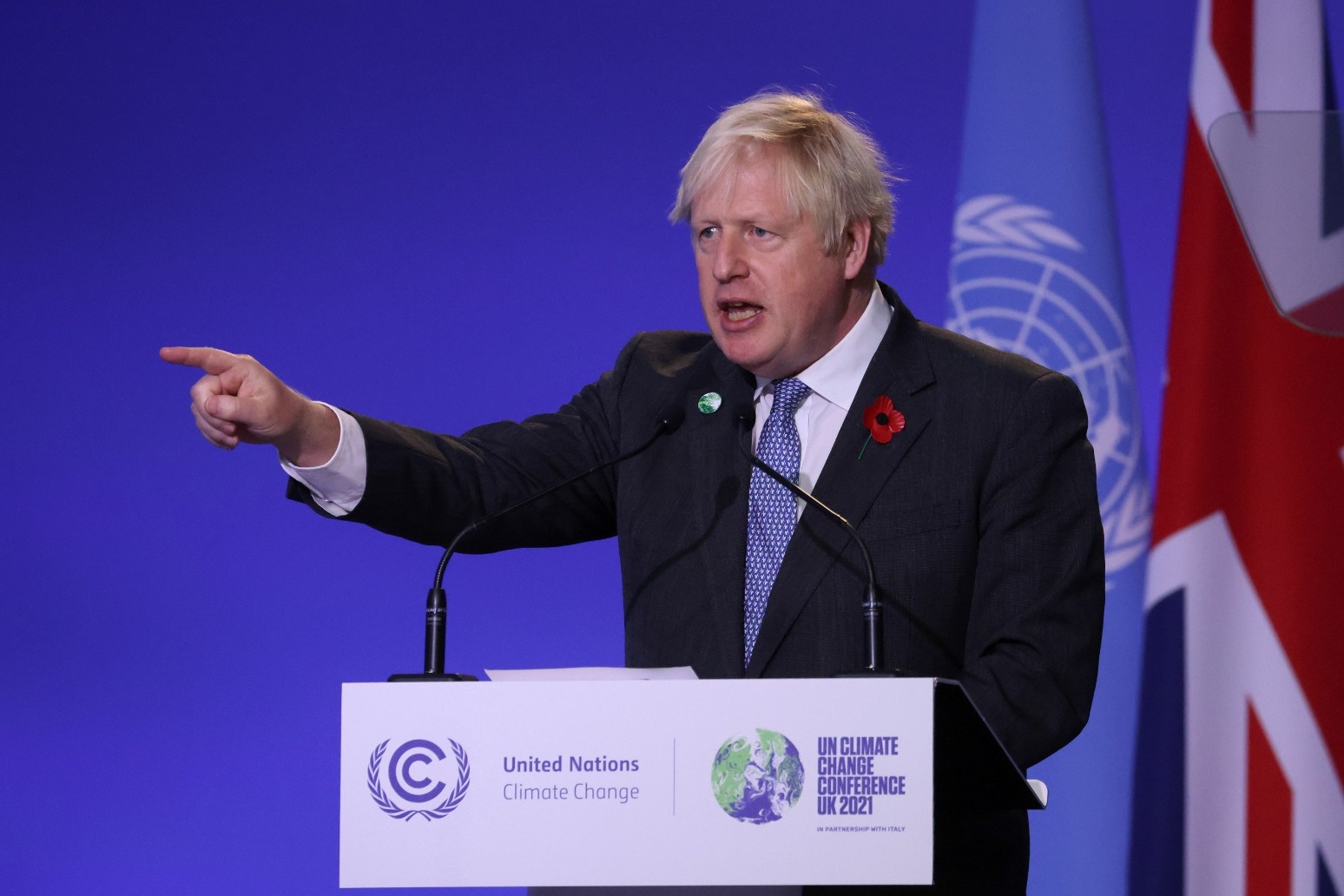 Johnson warns ‘doomsday device’ of climate change is ticking in Cop26 speech 