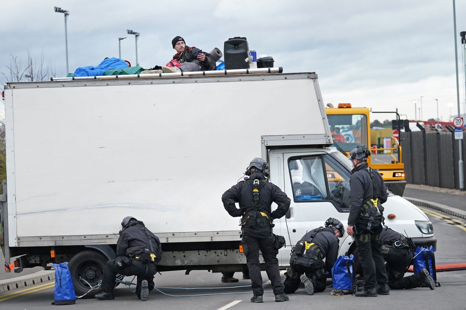 Dozens arrested as climate groups target Amazon on Black Friday 