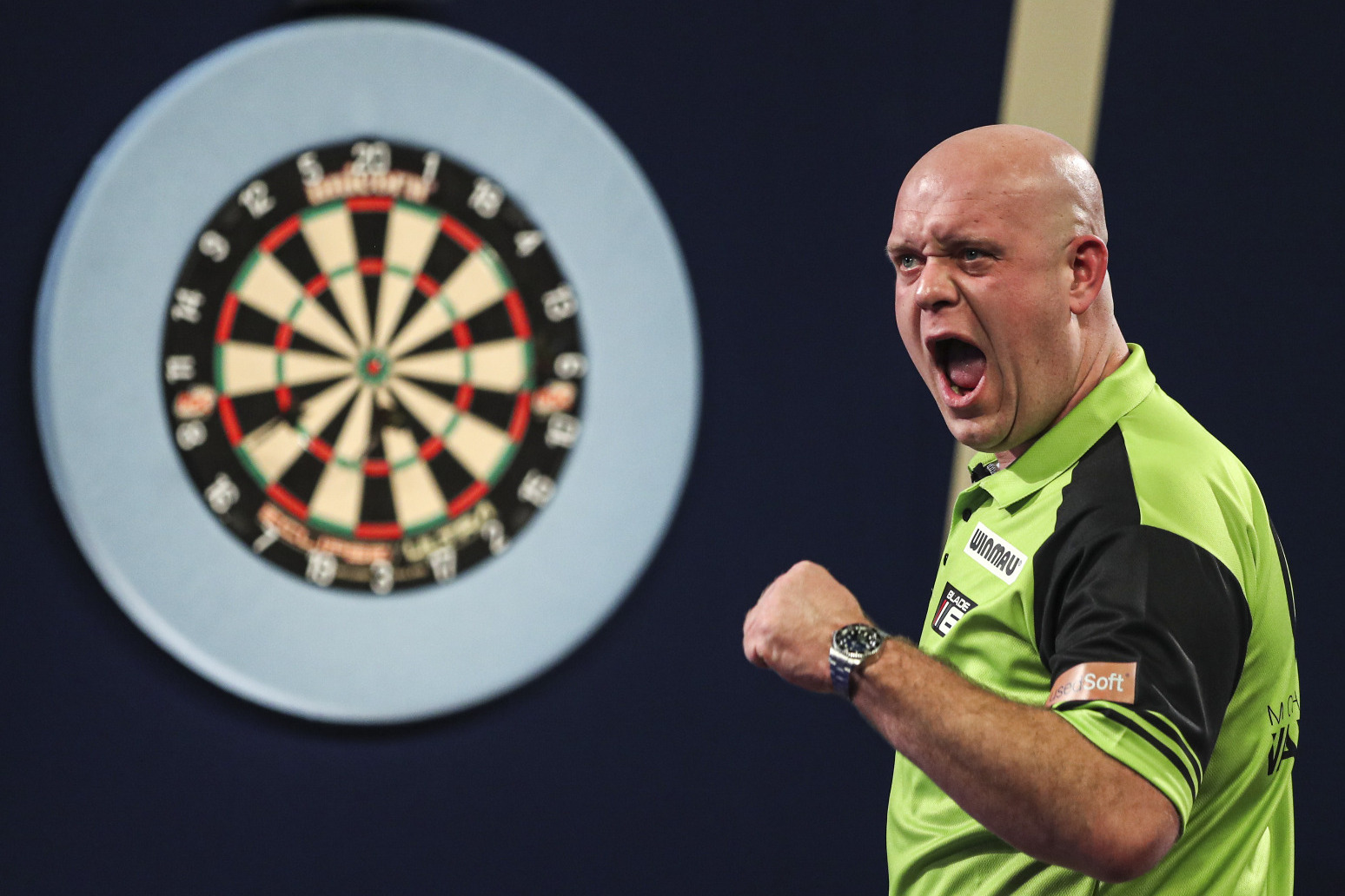 ‘Angry’ Michael Van Gerwen queries Covid controls after shock championship exit 