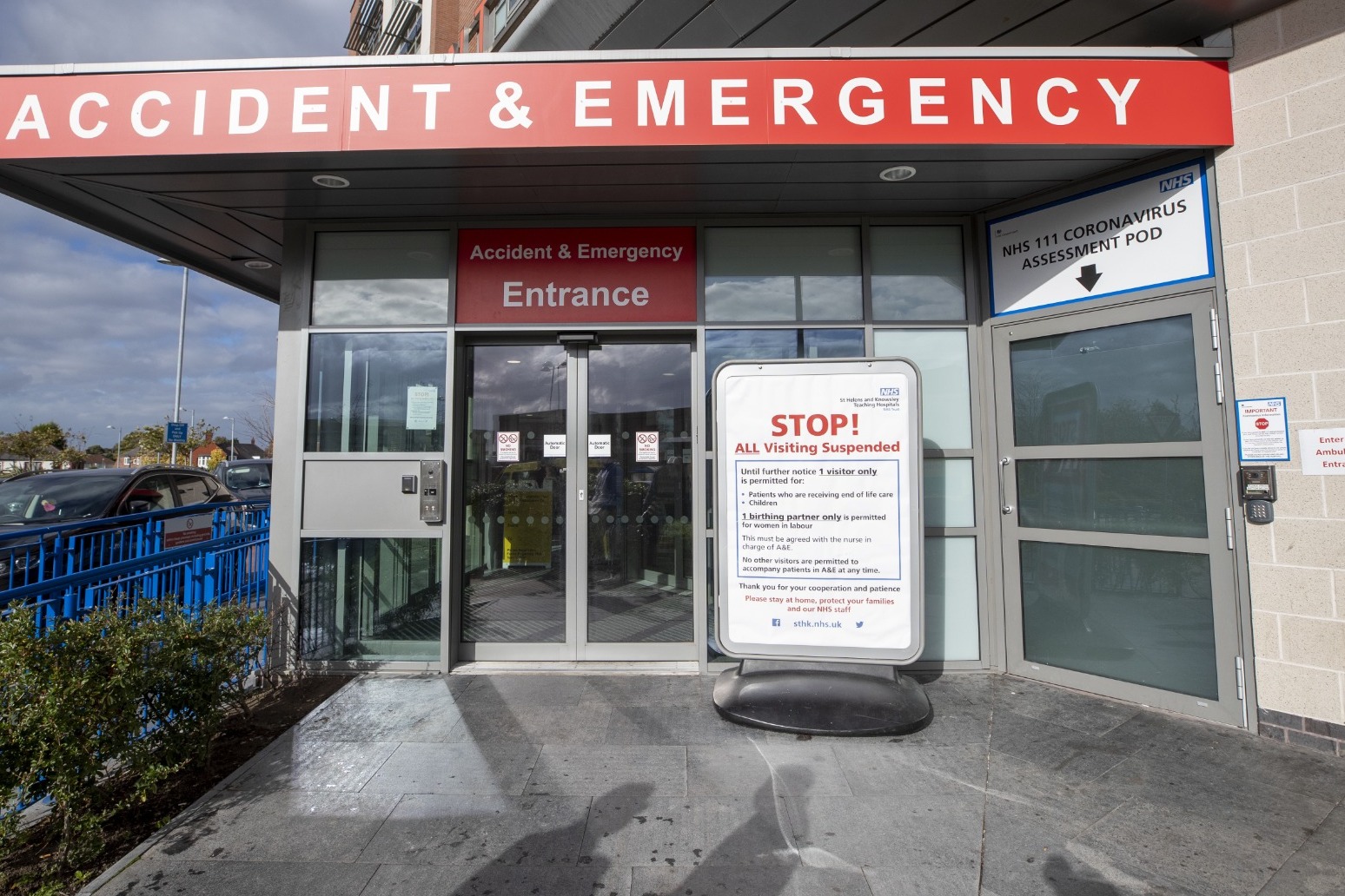Hospital admissions as lockdown pursuits lead to accidents and injuries 