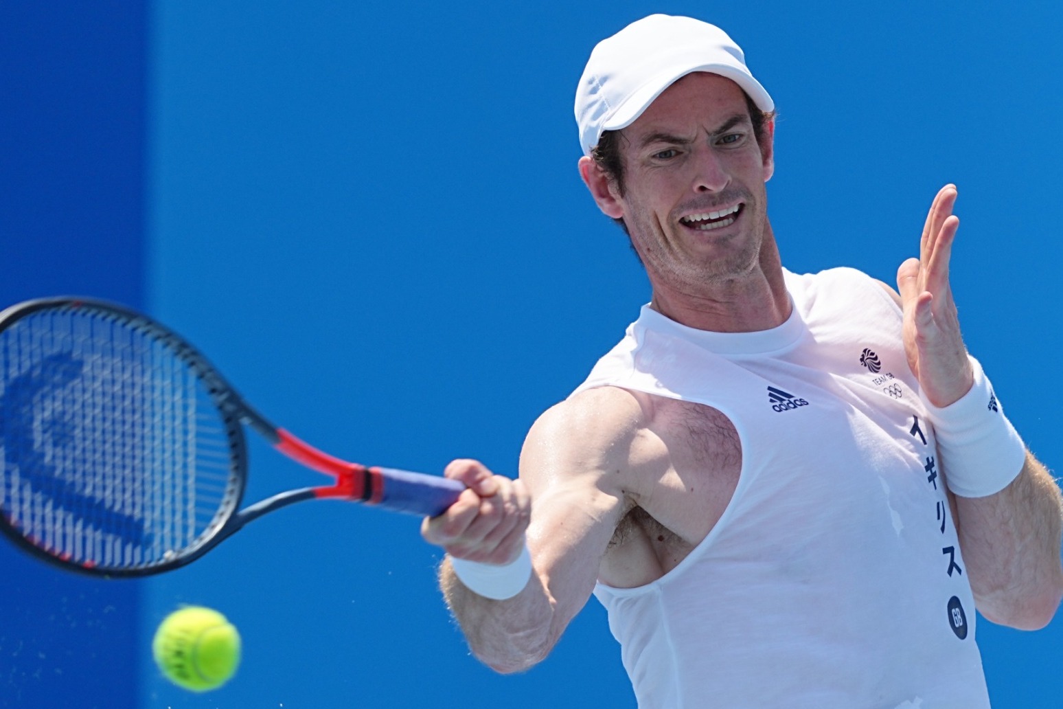 Andy Murray battles past Nikoloz Basilashvili in five sets at Australian Open 
