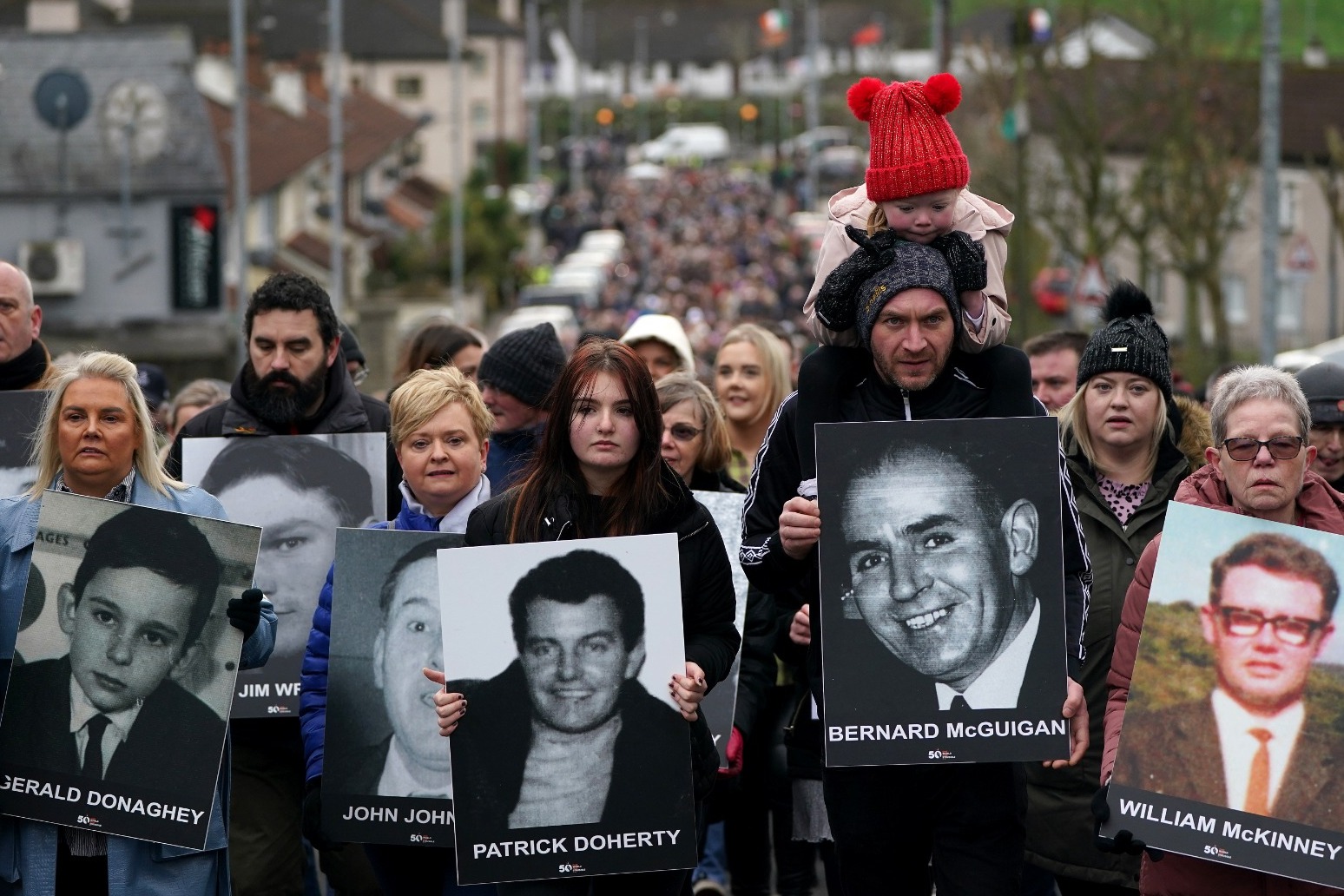 Hundreds attend commemoration event to mark 50th anniversary of Bloody Sunday 