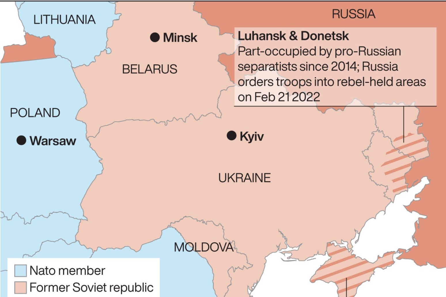 Ukraine declares martial law and says ‘full-scale invasion’ has begun 