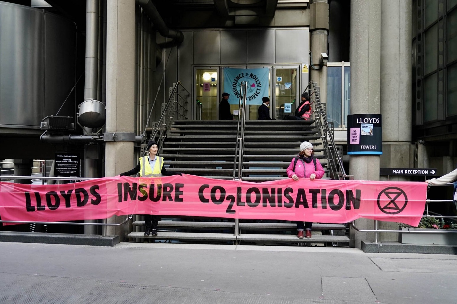 Climate activists aim to shut Lloyd’s of London for the day in fossil fuels protest 