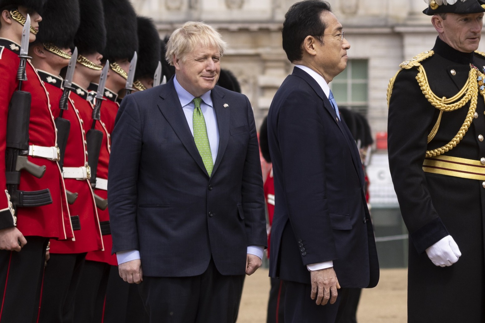 UK and Japan agree defence deal as Johnson warns of ‘autocratic powers’ threat 