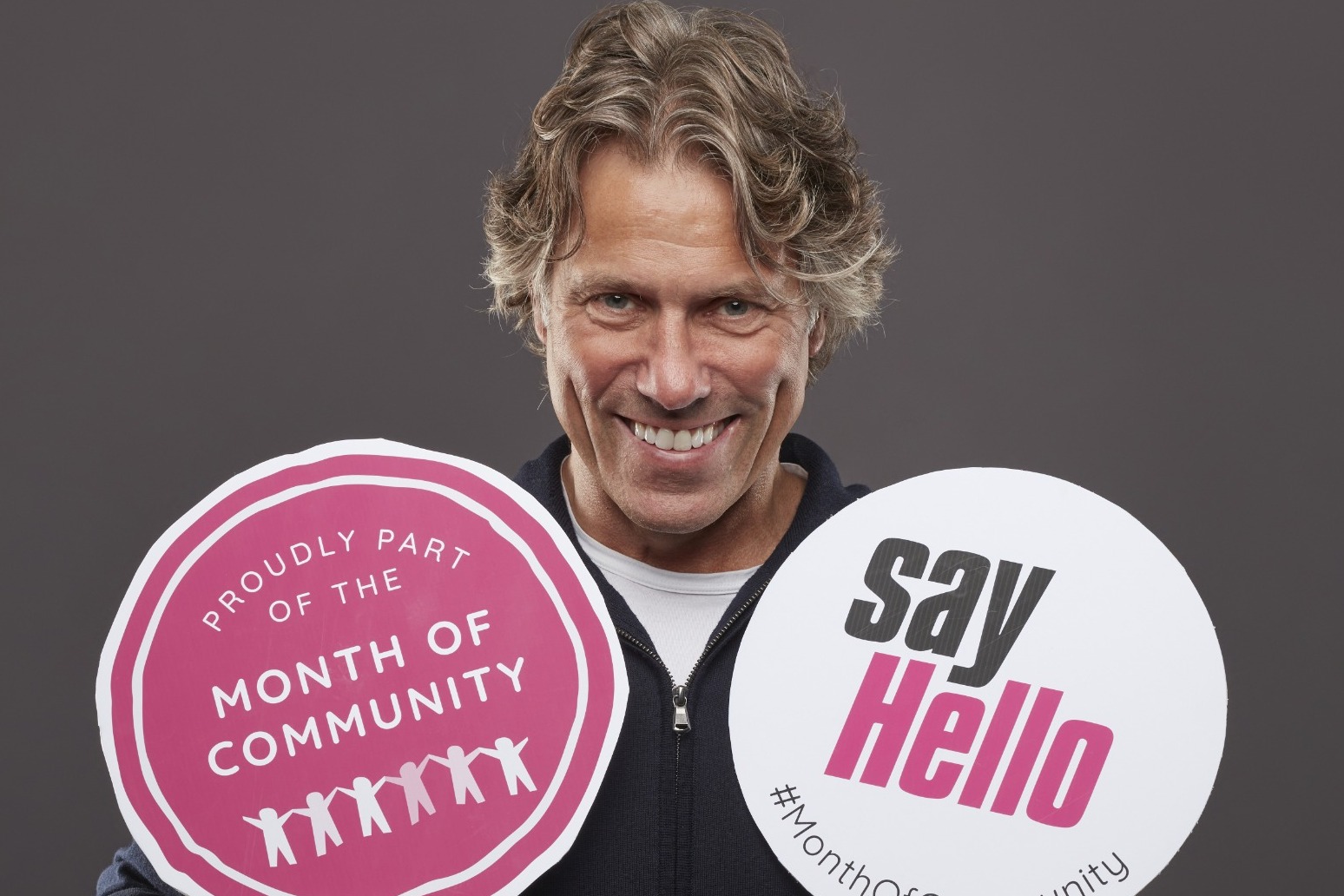 John Bishop hopes to encourage conversation with ‘Say Hello’ campaign 