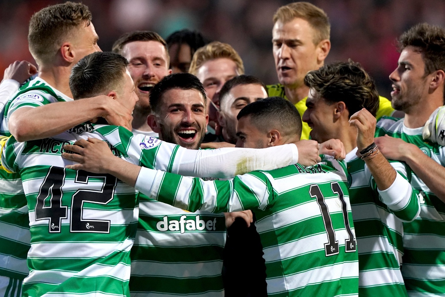 Ange Postecoglou salutes Celtic players after ‘amazing’ title triumph 
