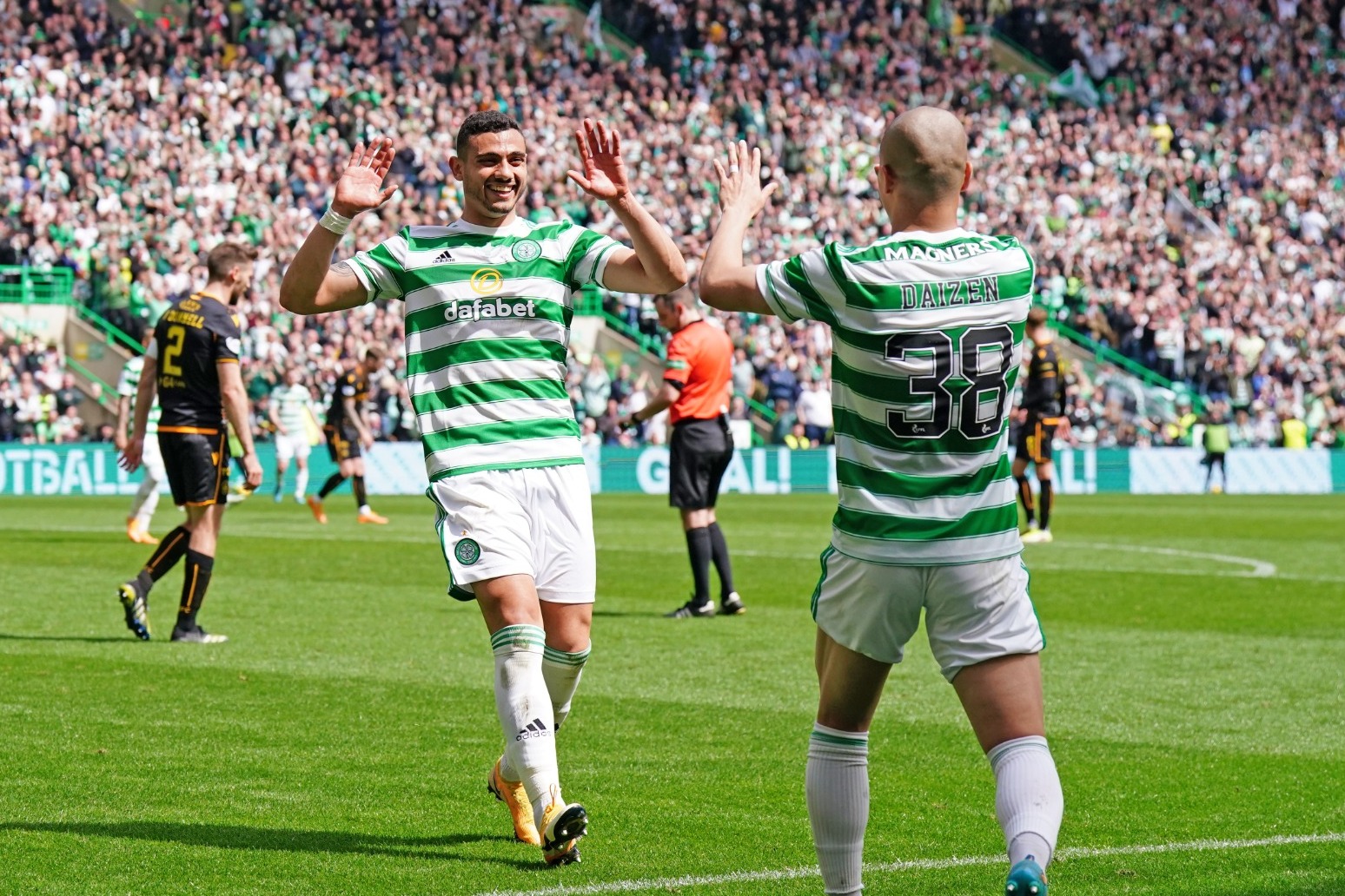 Champions Celtic end season in style by hammering Motherwell 