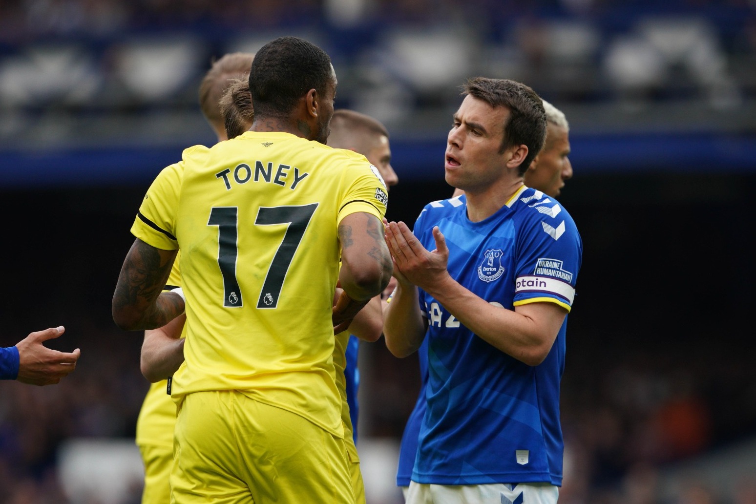 Ivan Toney ‘angry’ after family suffered alleged racial abuse at Everton game 