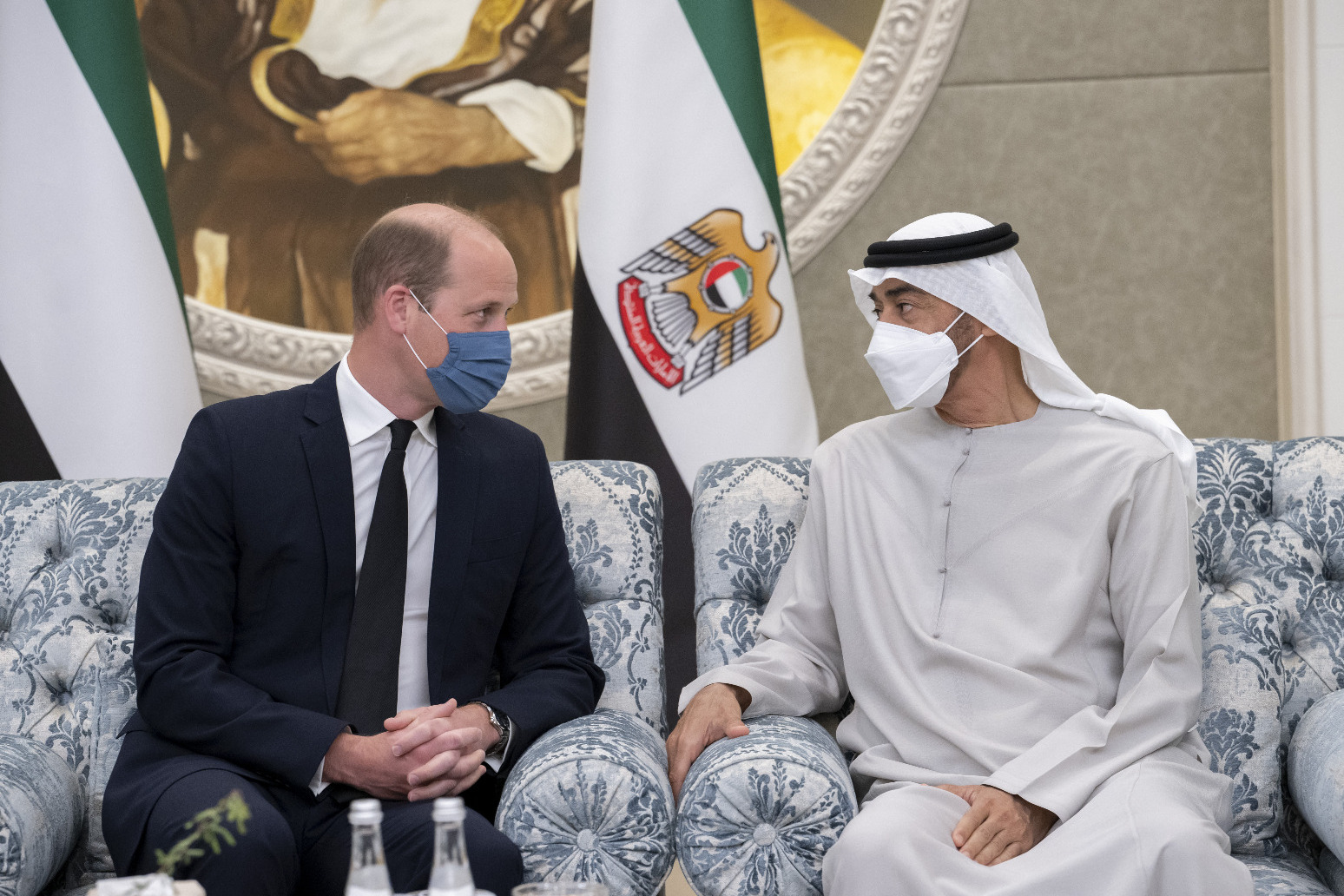 William pictured in UAE offering Queen’s condolences after ruler’s death 
