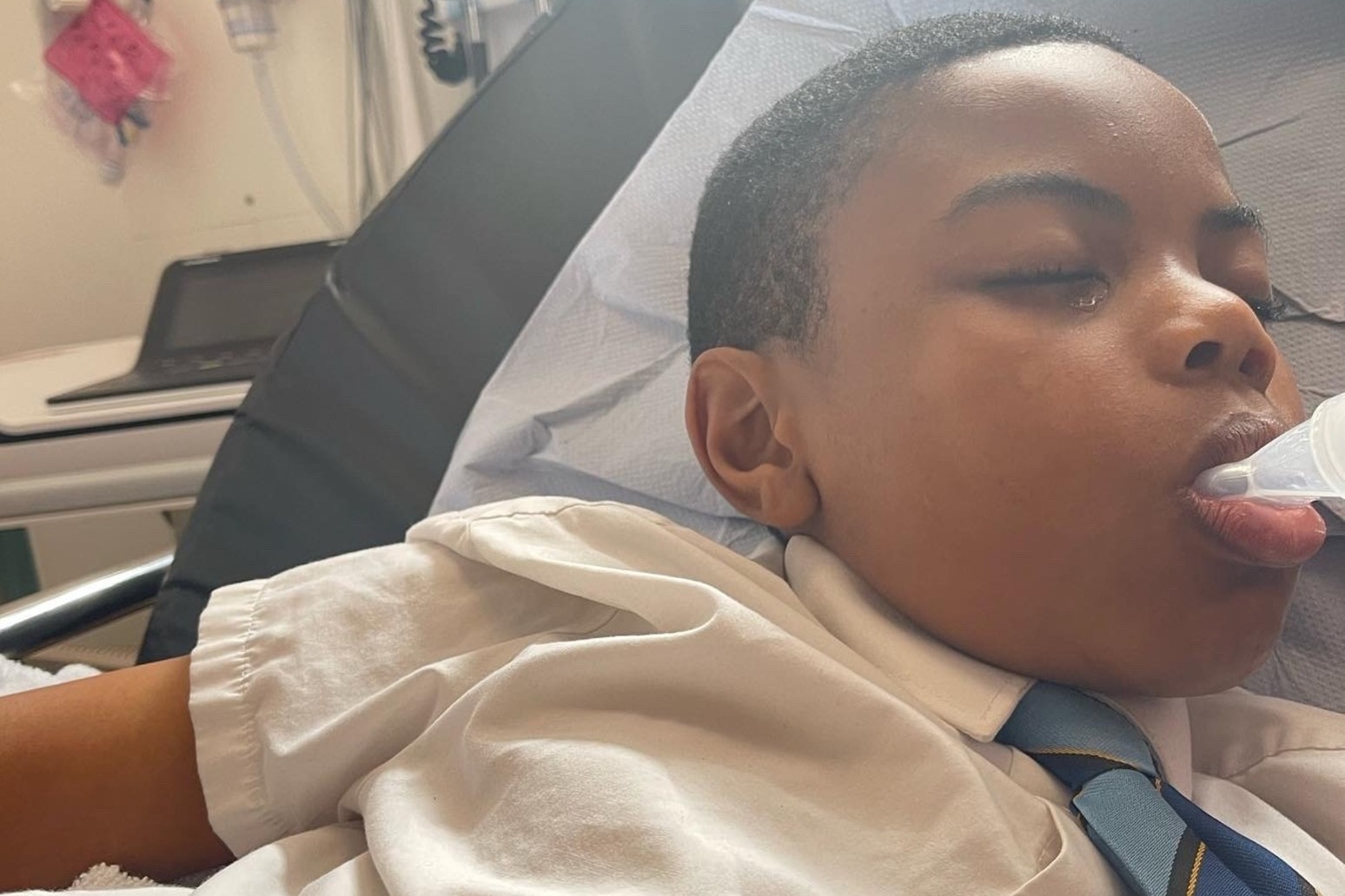 Anthony Joshua among sports stars supporting bullied boy who lost his finger 