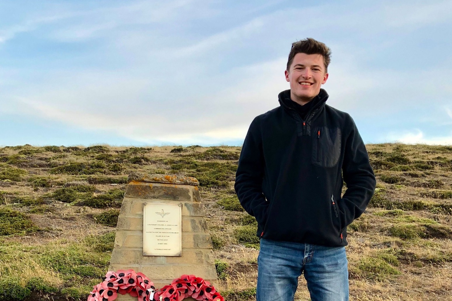 ‘The Falklands will always be special to me’, says Lt Col H Jones’ grandson 