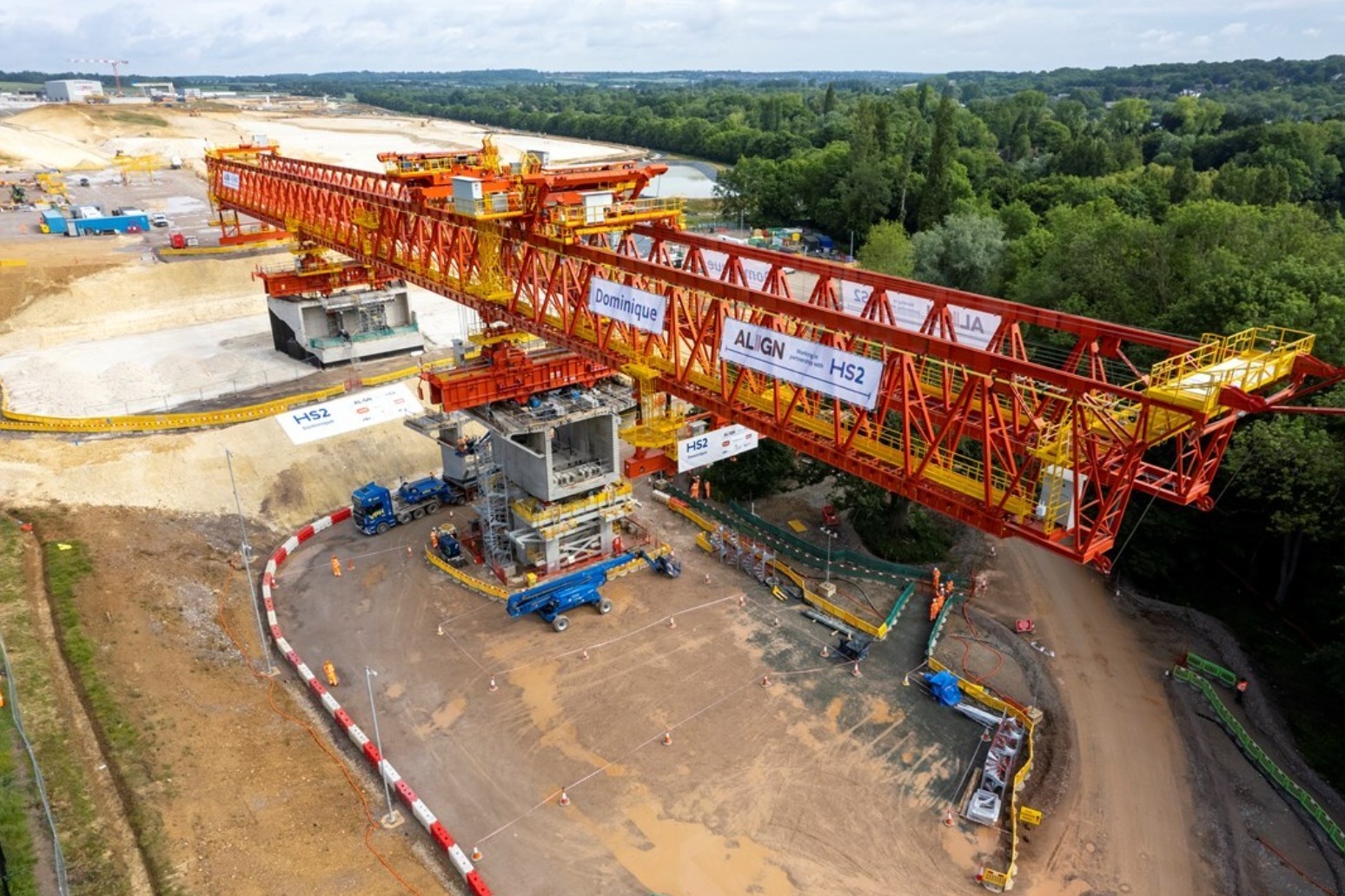 HS2 begins building Britain’s longest railway bridge 
