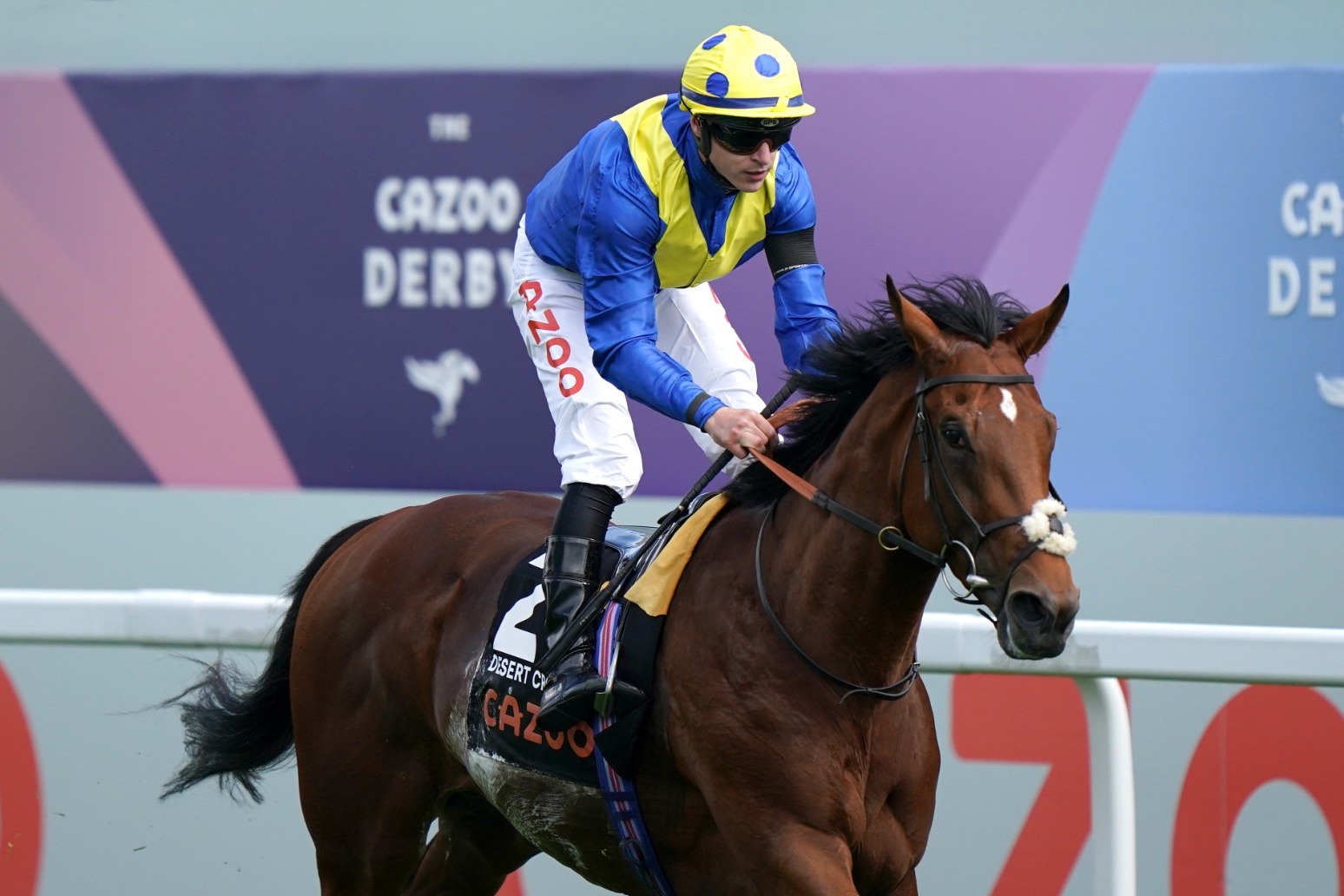 Desert Crown storms to glorious victory in Epsom Derby 