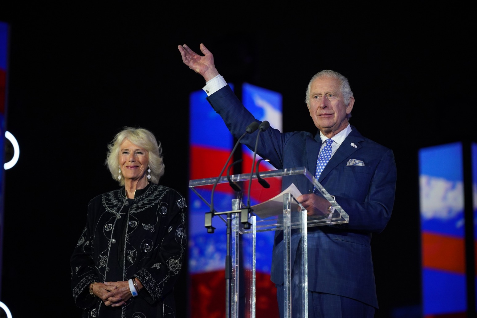 ‘You laugh and cry with us’ Charles tells Queen, in moving Jubilee concert tribute 