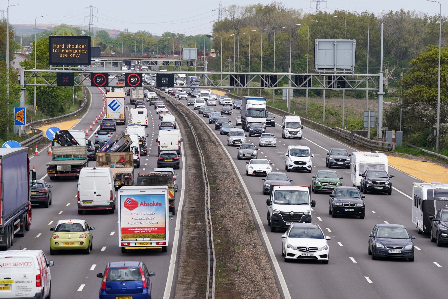 Drivers warned to expect big increase in traffic during rail strikes