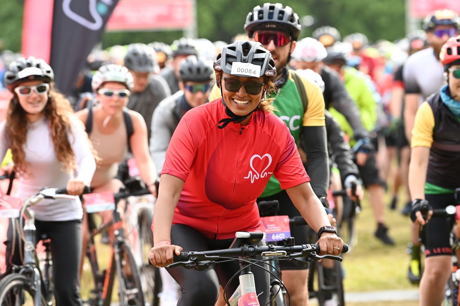 Sadiq Khan joins 14000 people on fundraising bike ride from London to Brighton