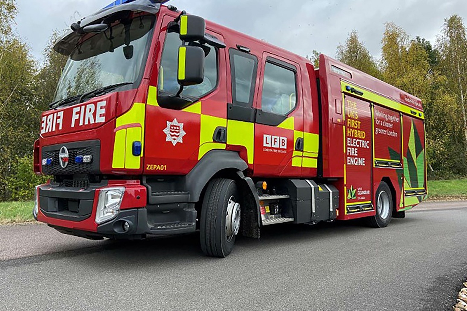 UKs first electrified fire engine to be deployed