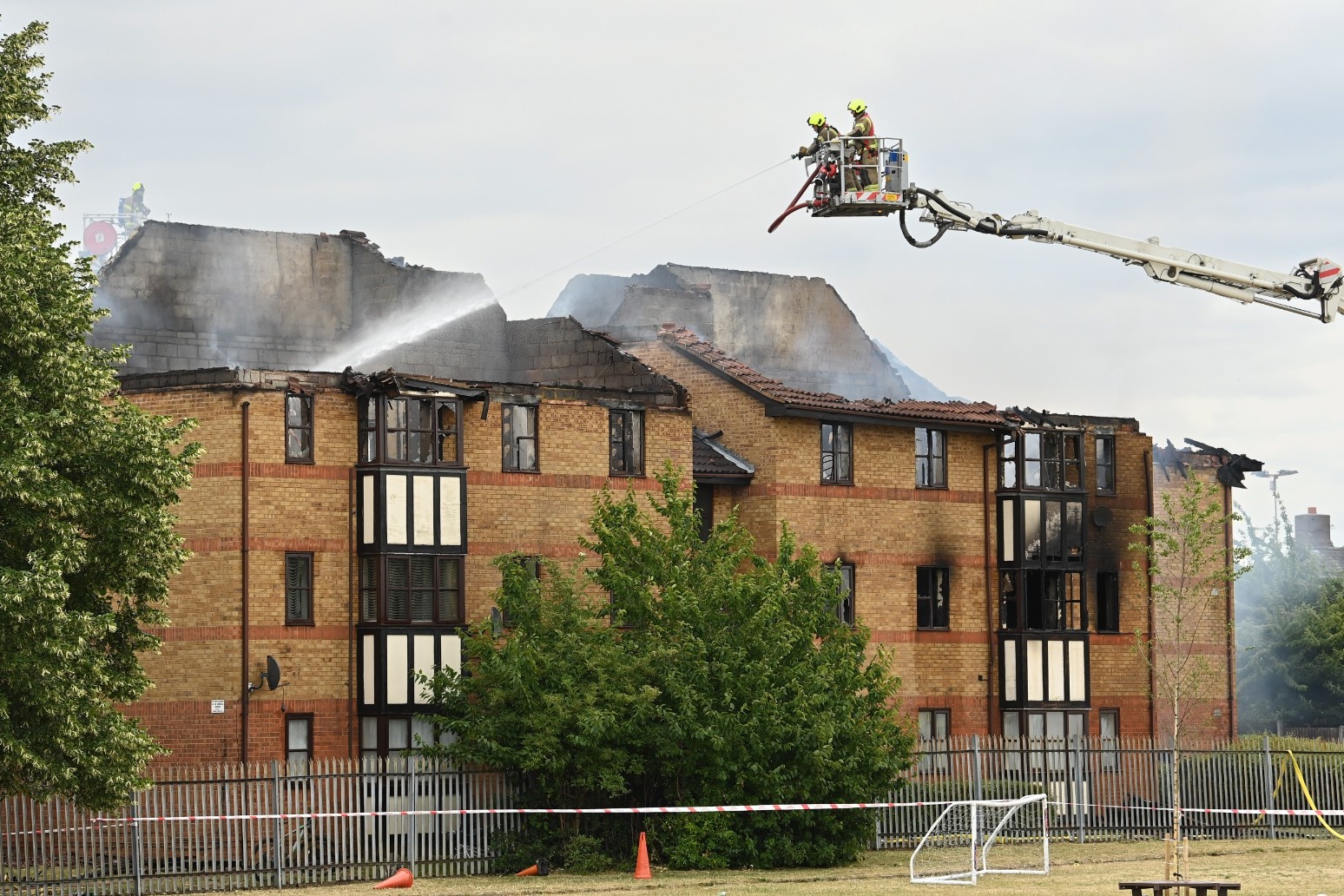 At least one killed after gas explosion causes ‘inferno’ in block of flats in Bedford 