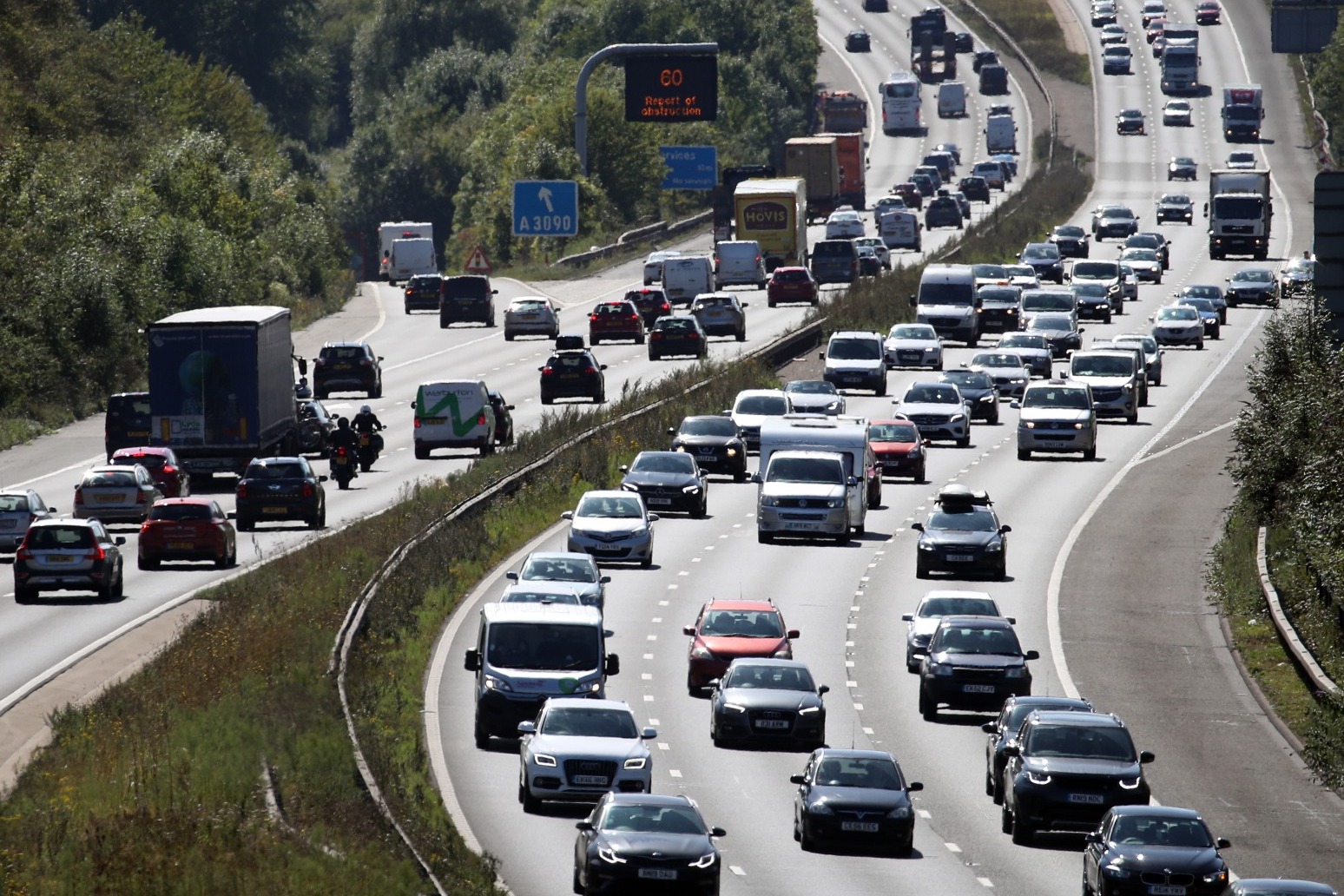 Drivers warned over busiest summer getaway in at least eight years 