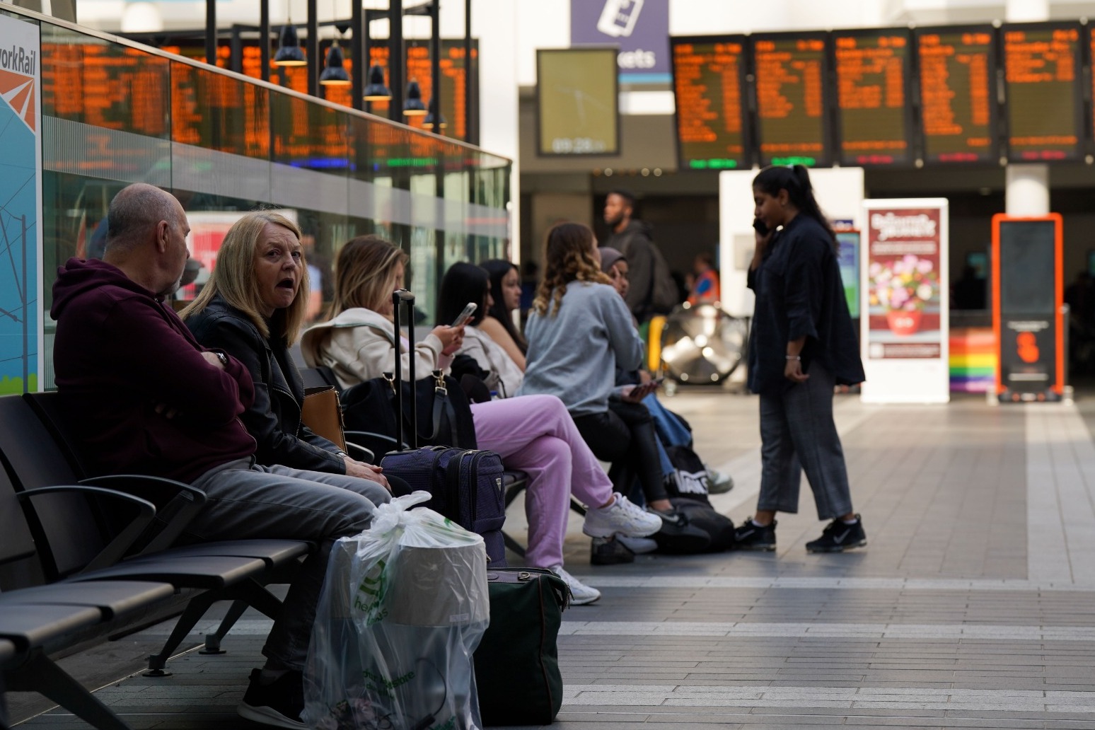 Disruptions to train services continue after 24-hour rail strike 