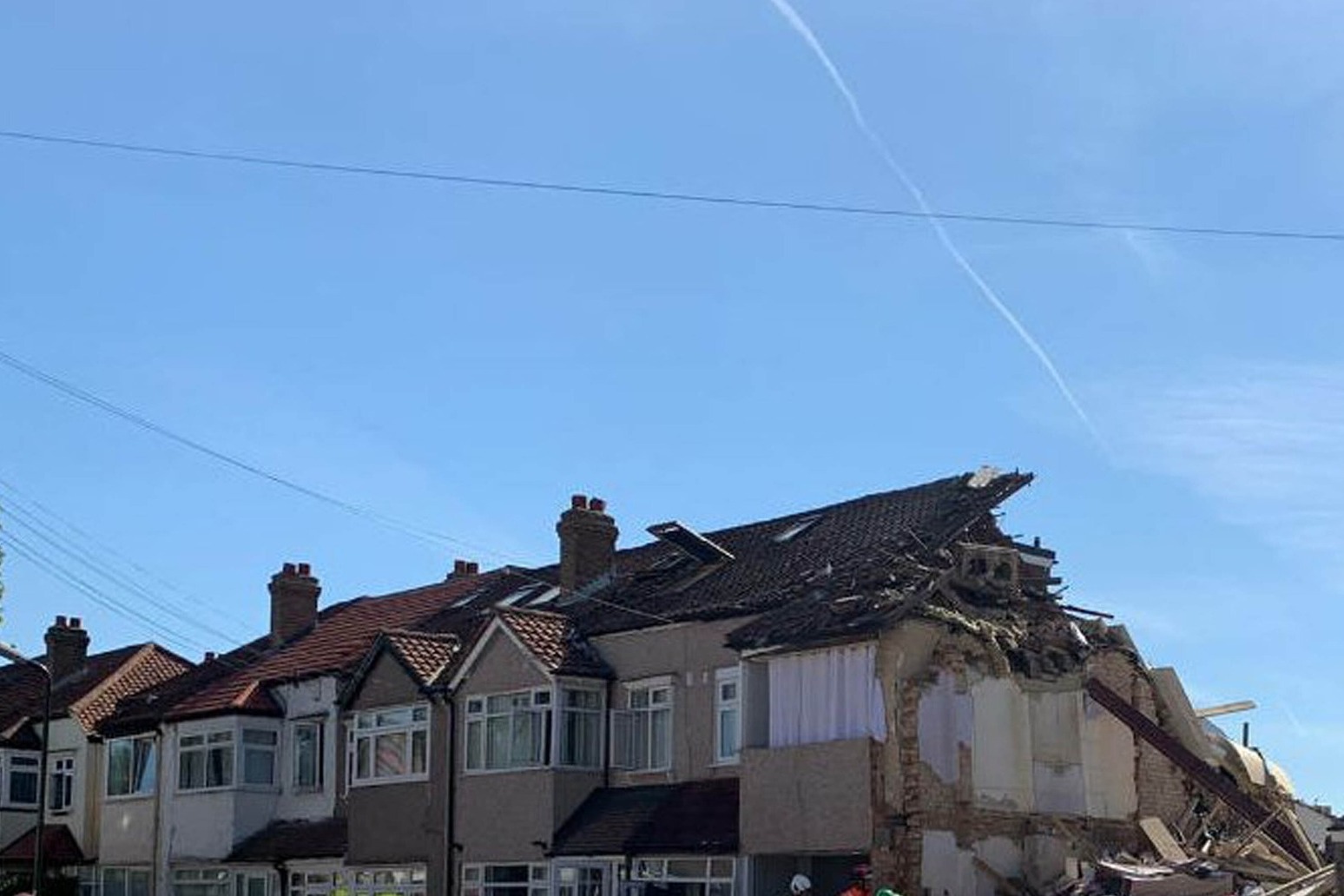 Four-year-old girl feared missing after explosion destroys house 