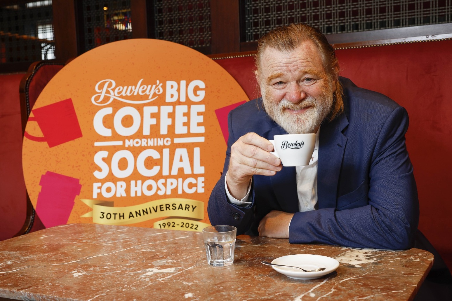 Hollywood’s Brendan Gleeson backs coffee morning for ‘life-affirming’ hospices 