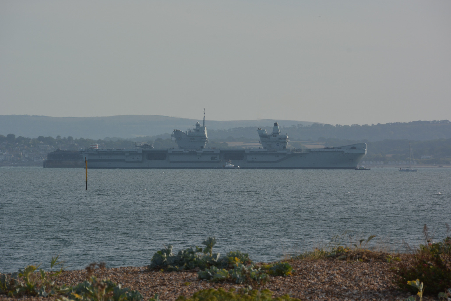 Navy carrier Prince of Wales limping back to shore after breaking down 