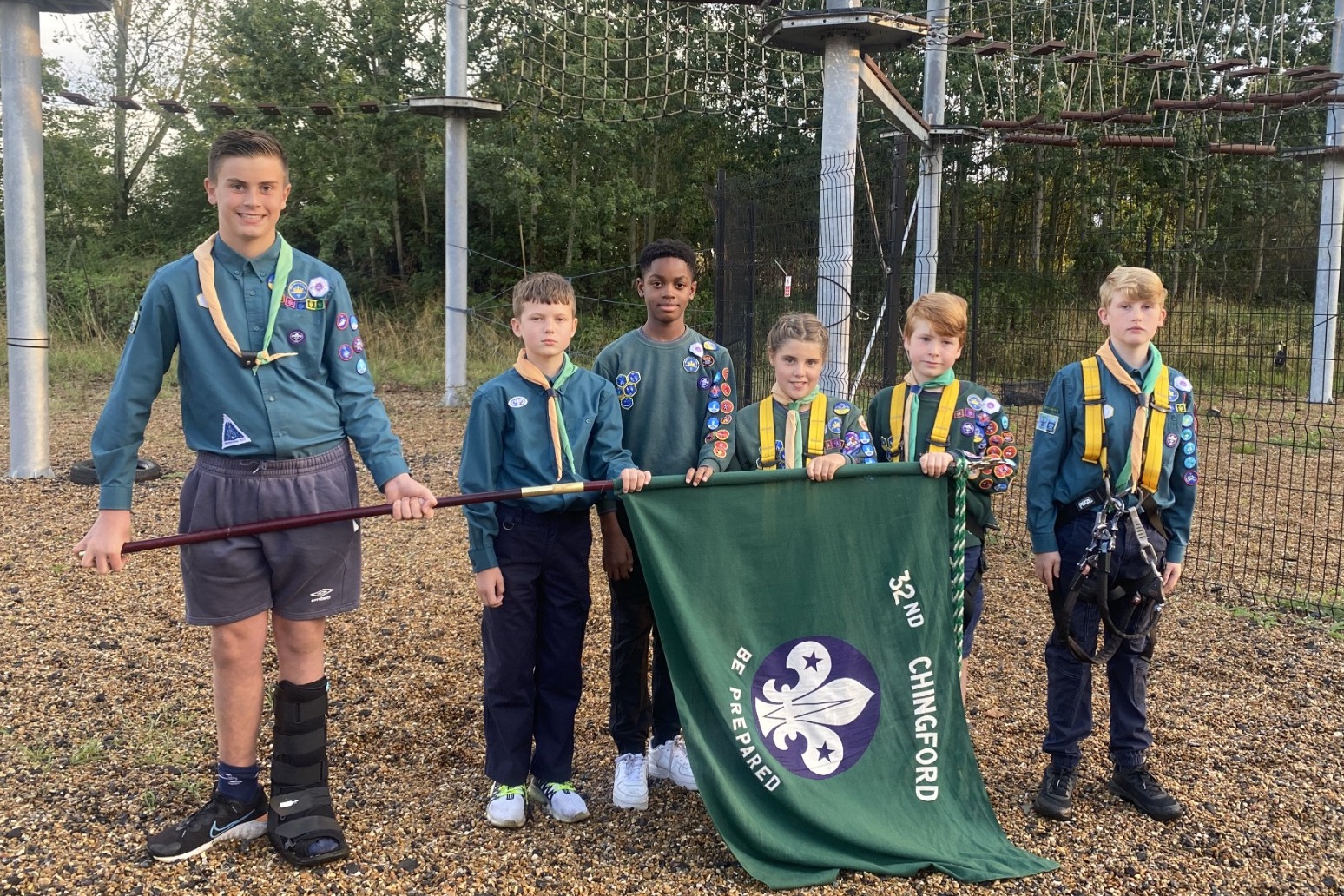 New Scouts members make Promise to the King after Queen’s death 