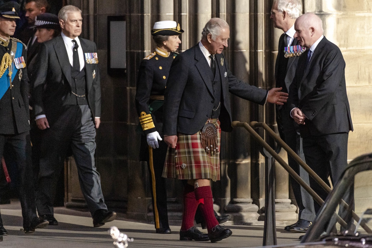 King’s royal tartan worn at Queen’s vigil was sign of love for Scotland – expert 