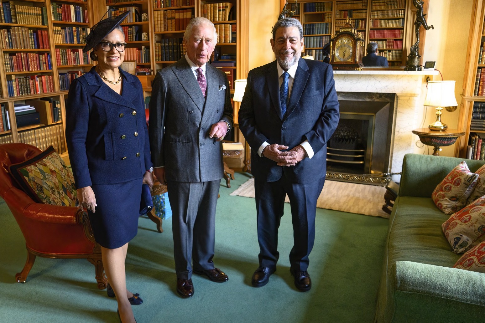 The King welcomes leader of St Vincent and the Grenadines to Balmoral 