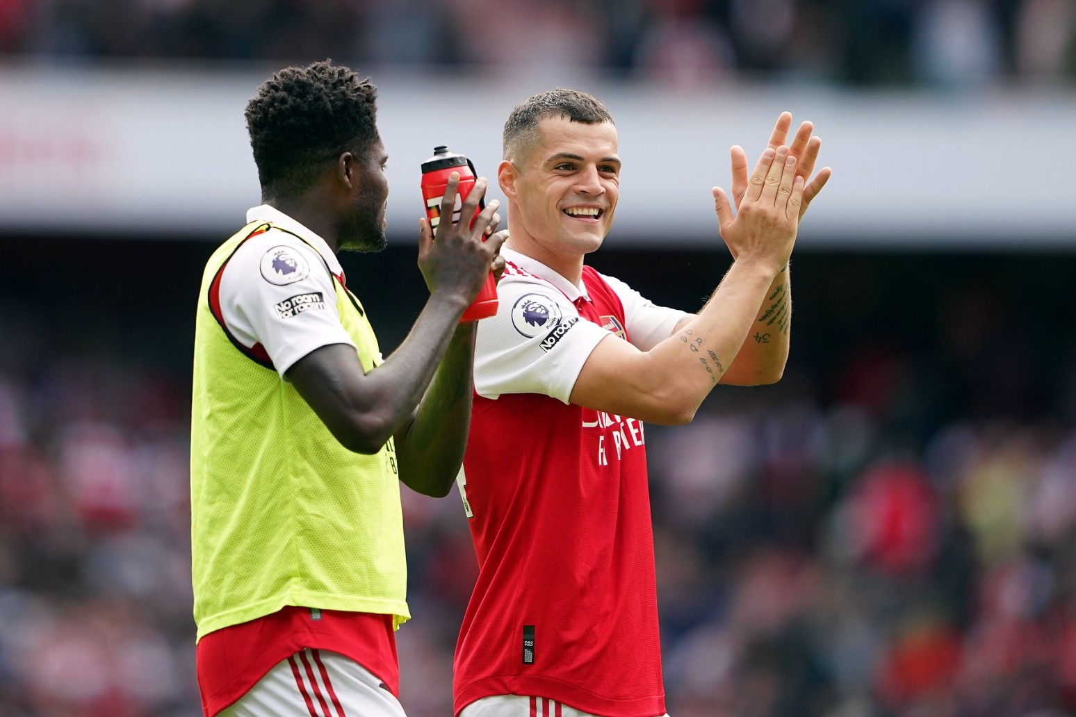Arsenal keep hold of top spot with impressive derby win over rivals Tottenham 