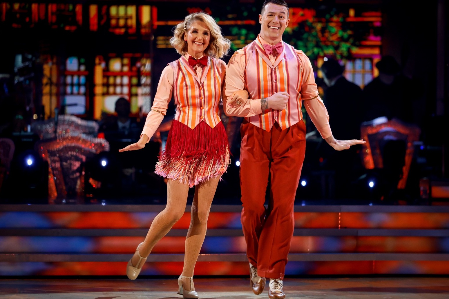 Kaye Adams becomes first celebrity to depart the Strictly dancefloor 