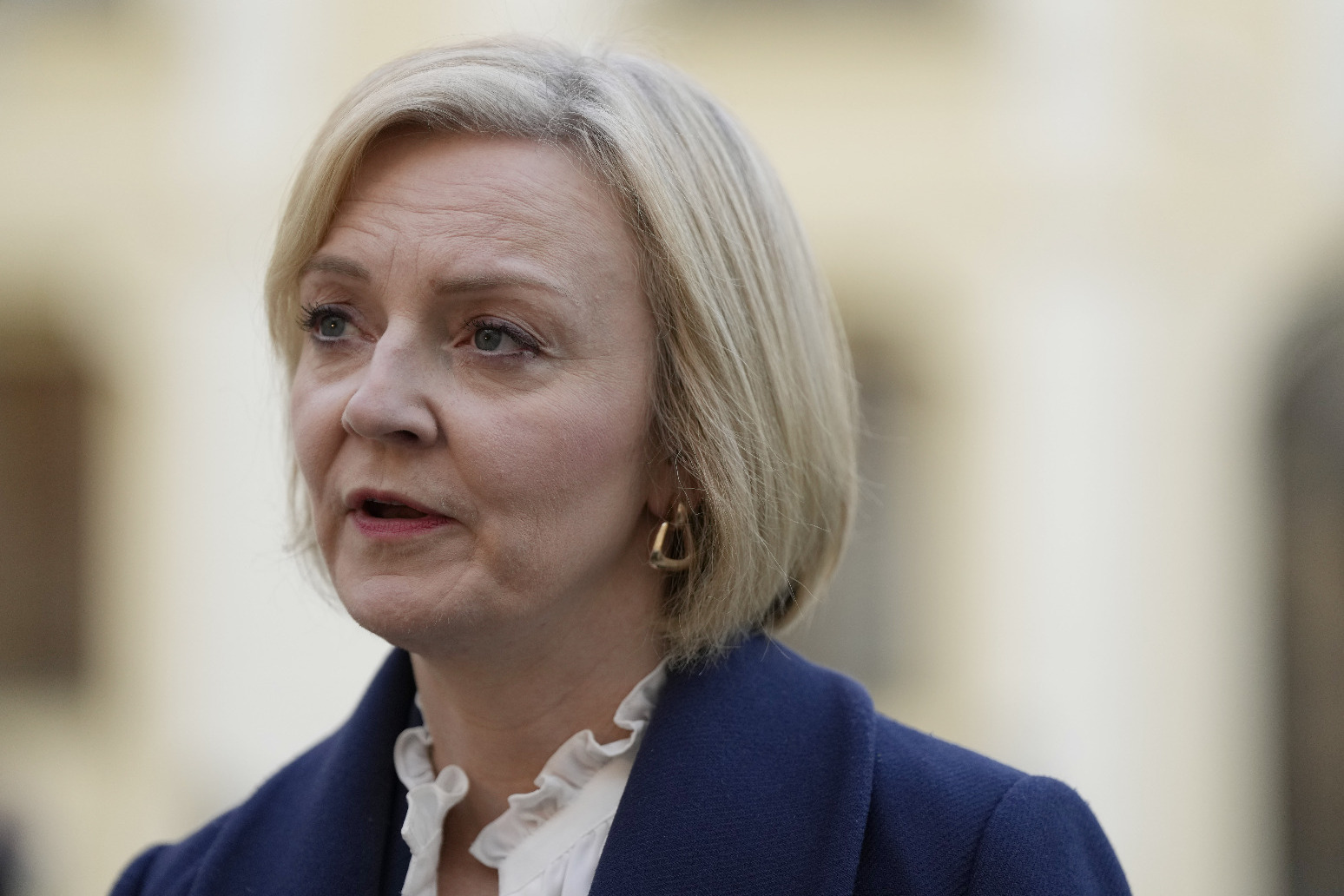 Liz Truss to urge world leaders not to waver after Russian strikes on Ukraine 