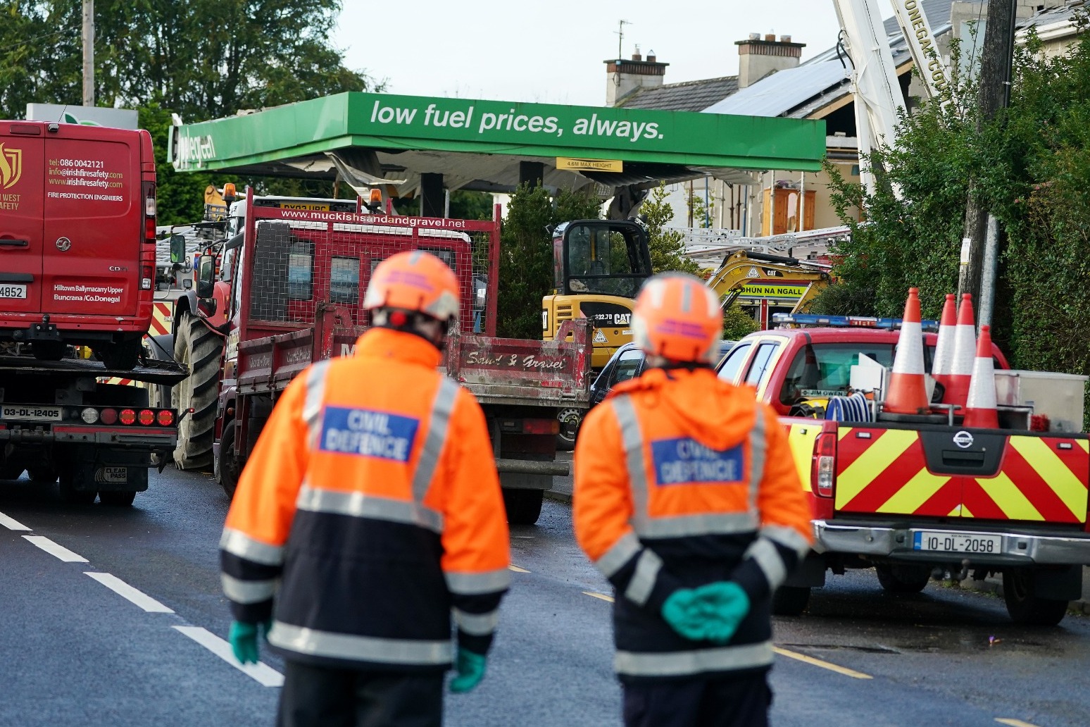Two teenagers and a child among 10 killed in Irish petrol station explosion 