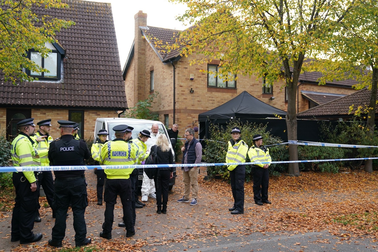 Forensics experts scouring house where human remains were found 