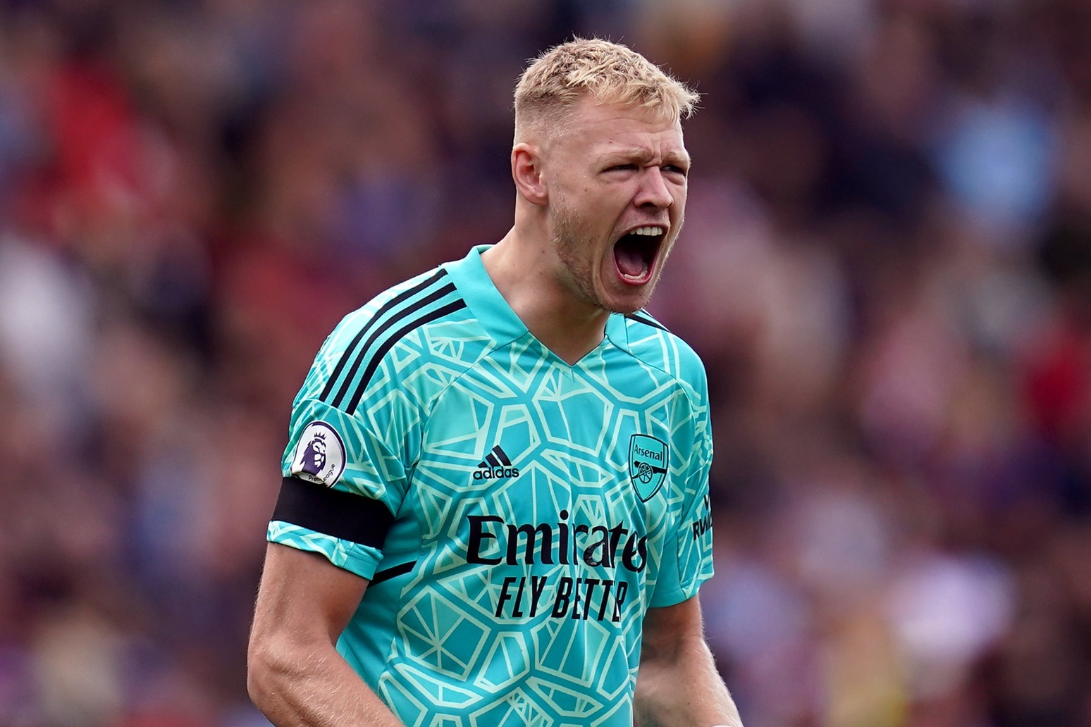 Aaron Ramsdale ‘elated’ by Elland Road win as Arsenal extend Premier League lead 
