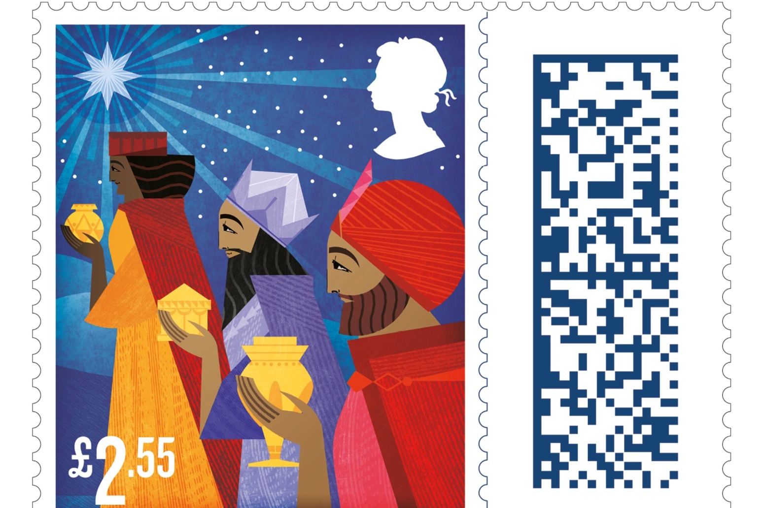 Royal Mail releases final Christmas stamps to feature Queen’s silhouette 