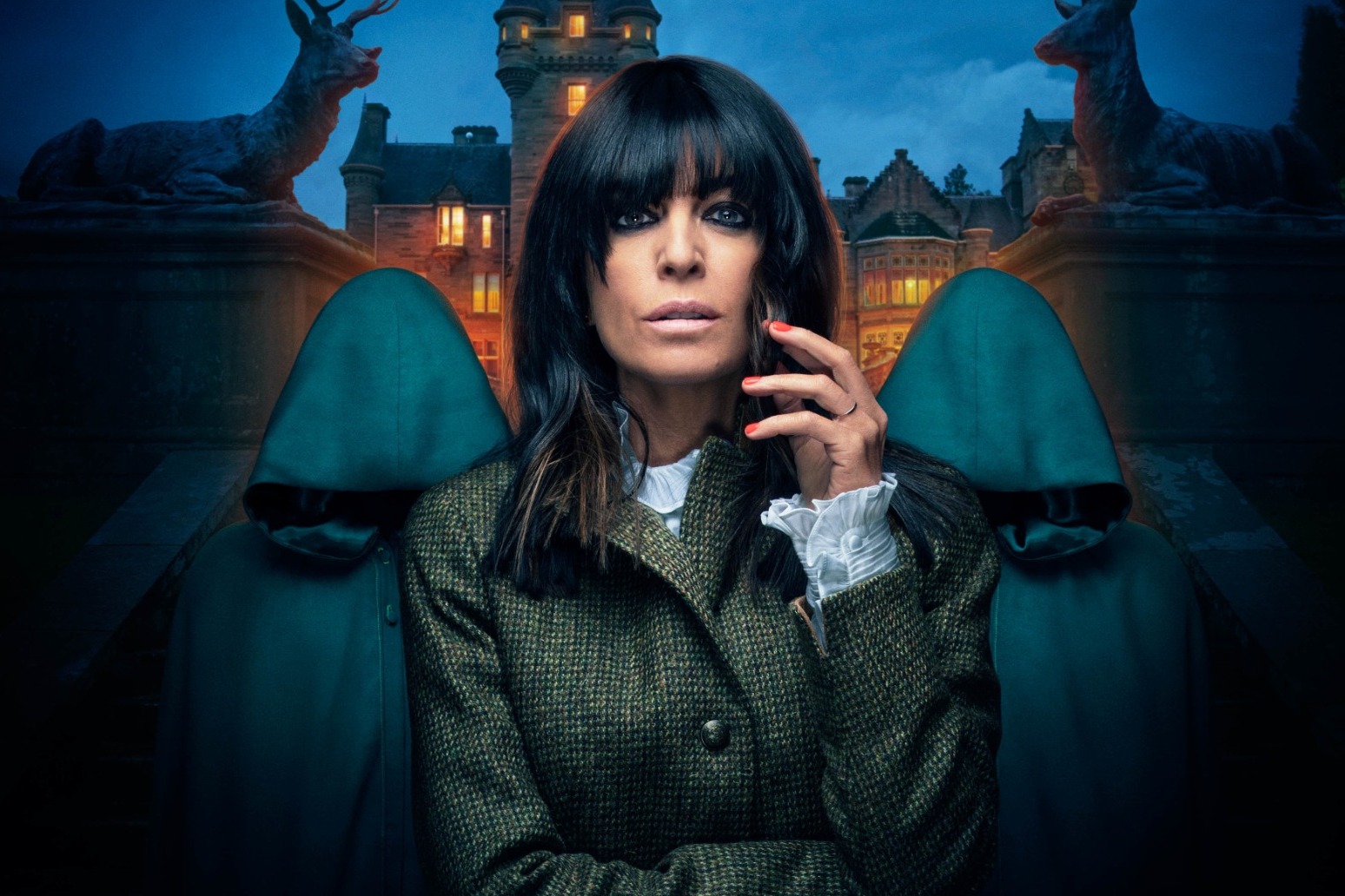 First look at Claudia Winkleman in new BBC series The Traitors 