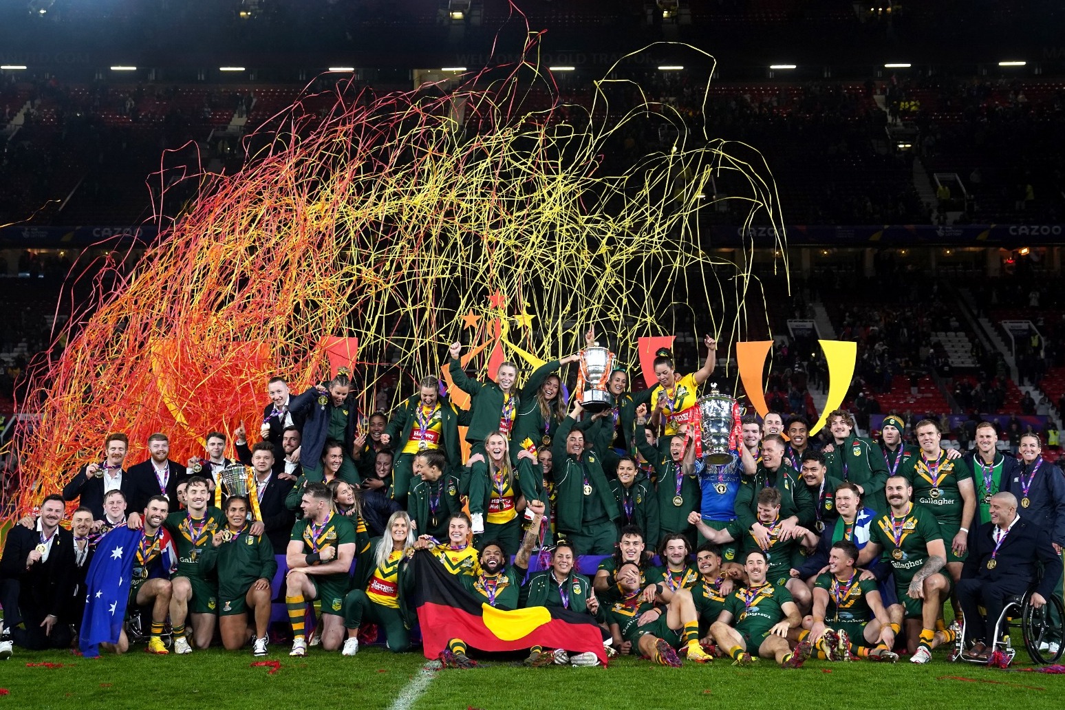 Australia \'do the double\' at Rugby League World Cup, winning both the men\'s and women\'s final 
