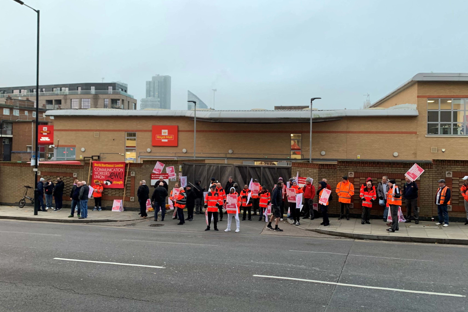 Postal workers take further day of strike action in increasingly bitter dispute 