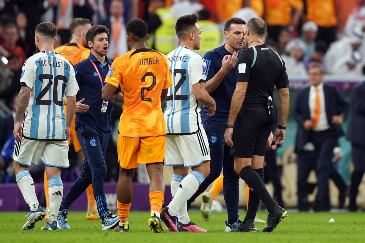 Lionel Scaloni defends Argentina’s behaviour in Netherlands victory 