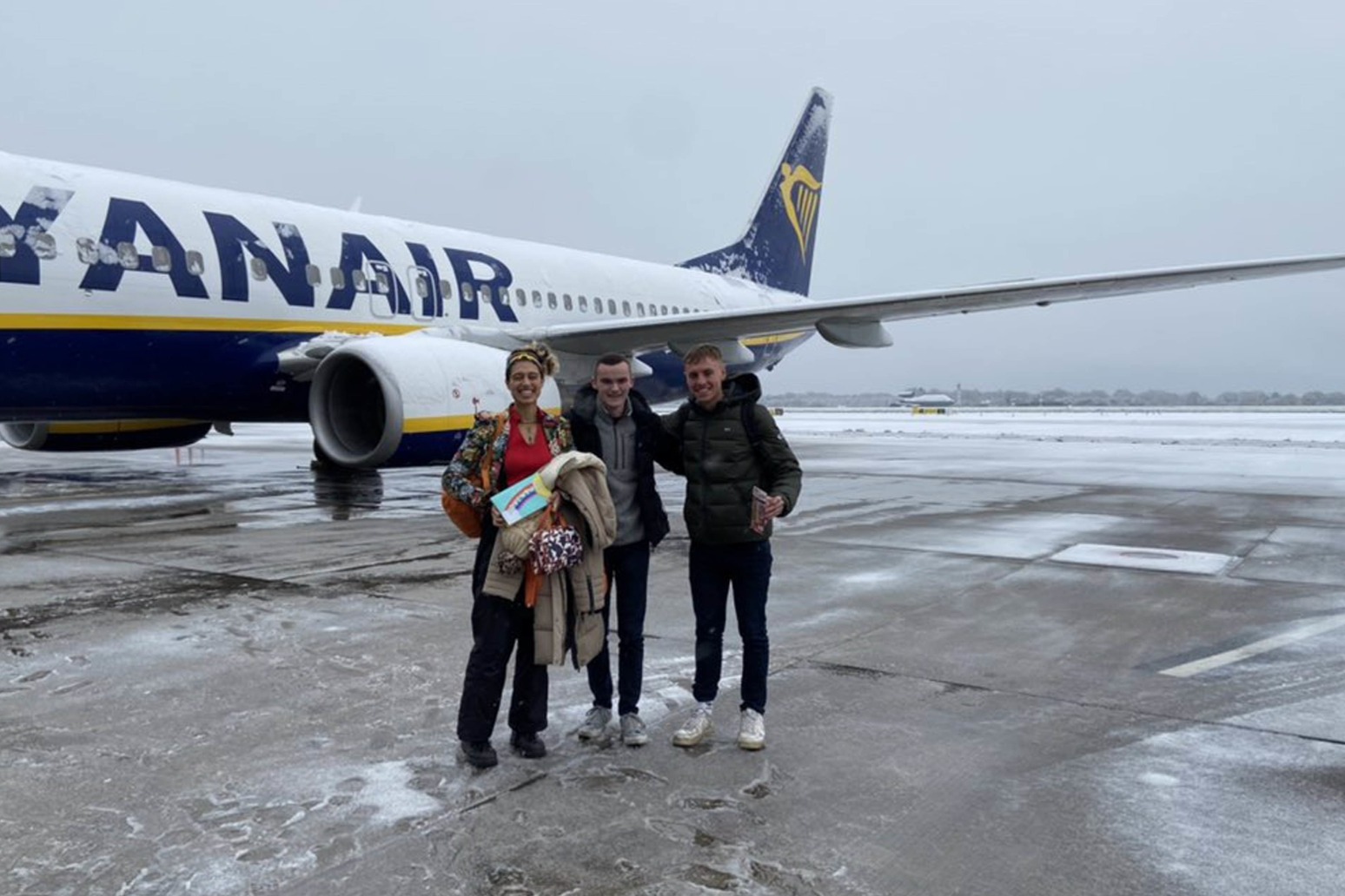 Snow closure at Manchester Airport leaves passengers stranded for hours 