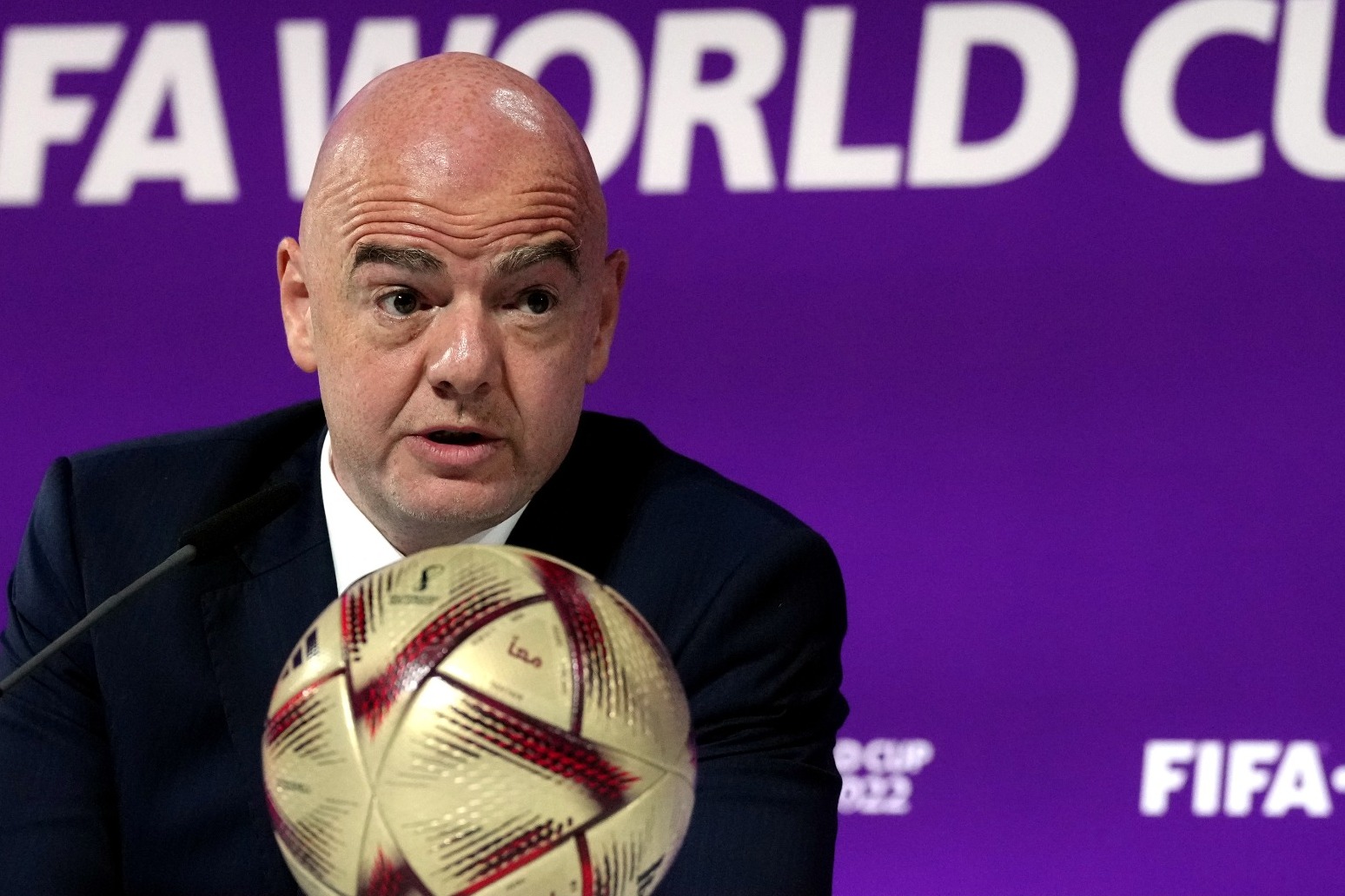 Gianni Infantino describes Qatar 2022 as greatest ever World Cup 