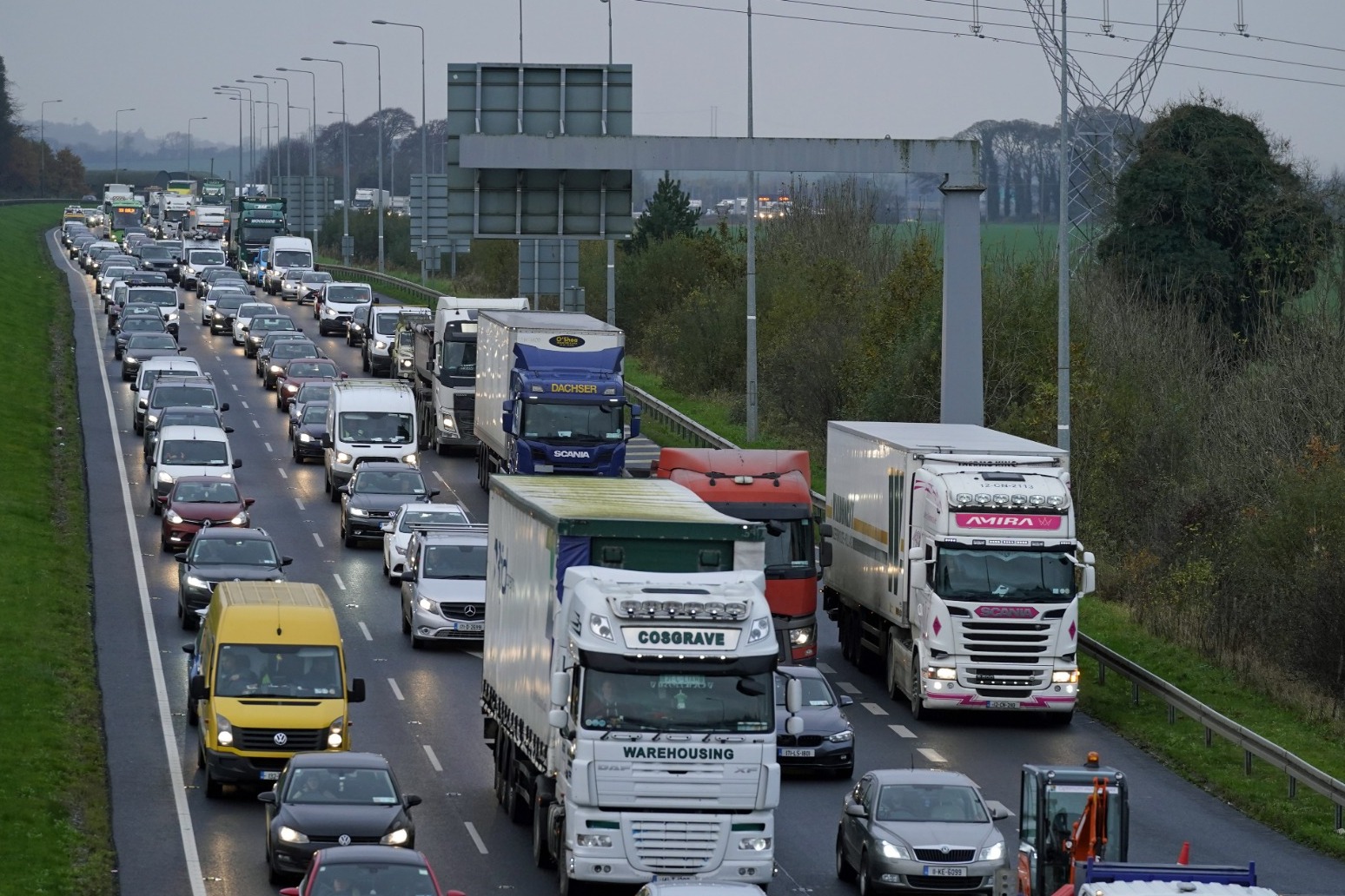 Motorists warned of long queues as millions embark on Christmas trips 