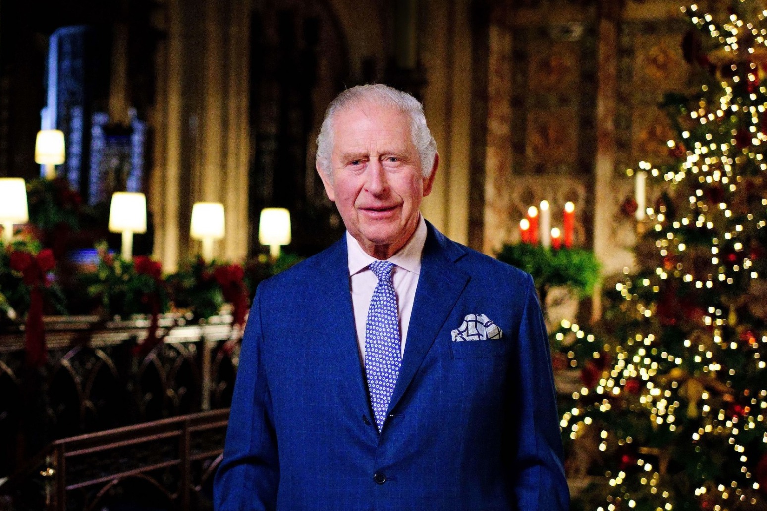 King praises ‘wonderfully kind’ people helping the needy in first Christmas broadcast 
