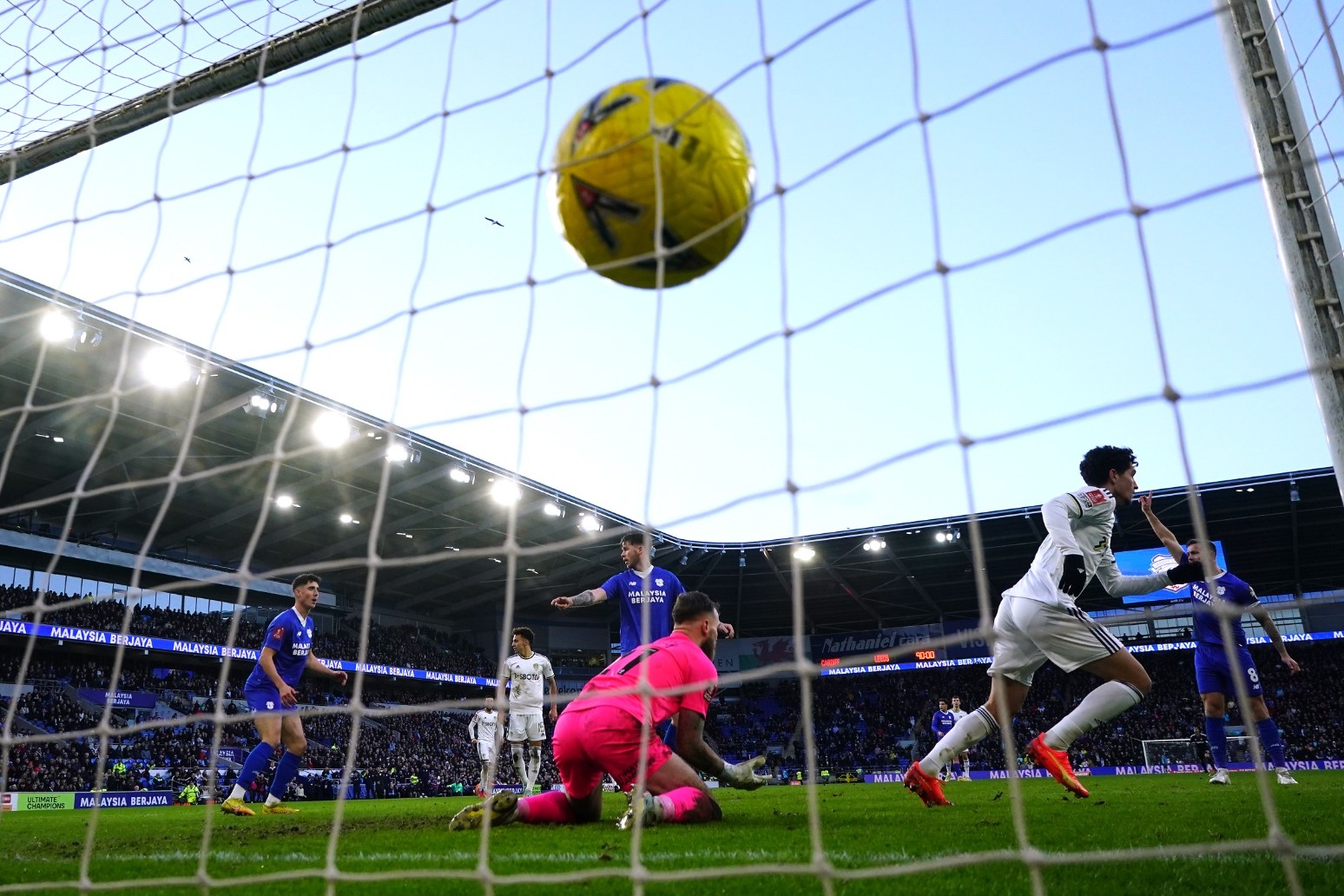 Teenager Sonny Perkins saves Leeds with dramatic late equaliser at Cardiff 